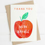 Personalised Thank You Teacher Card, thumbnail 1 of 3