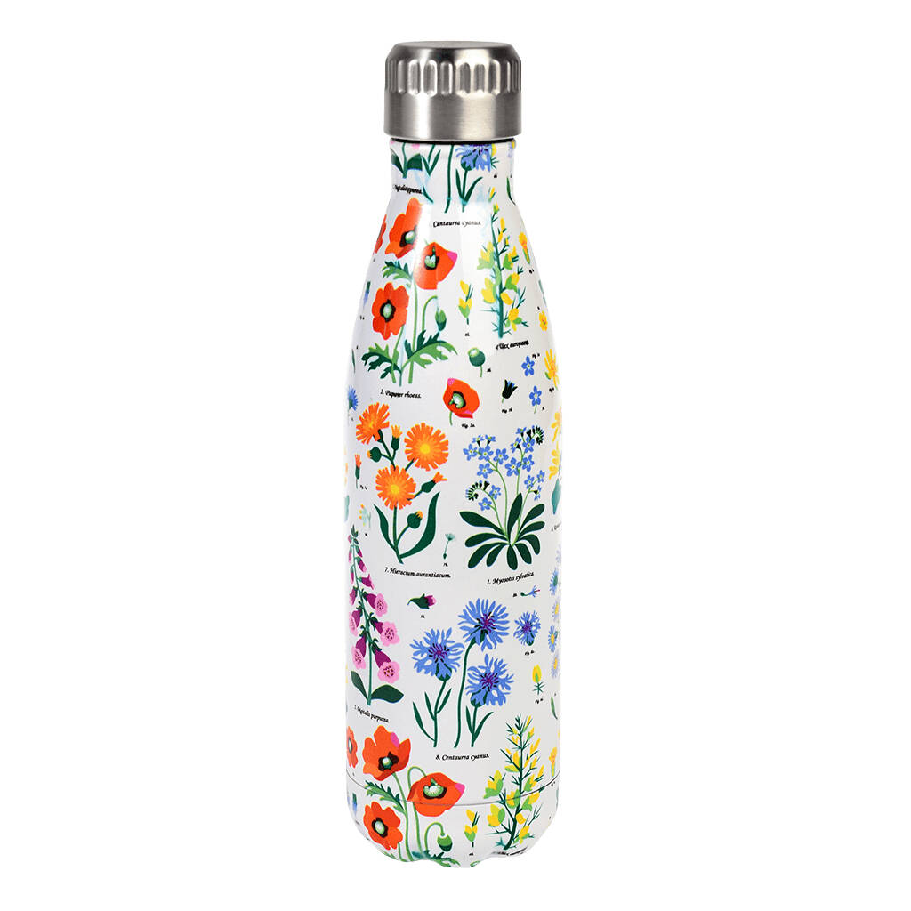 Summer Wild Flowers Water Bottle By Posh Totty Designs Interiors ...