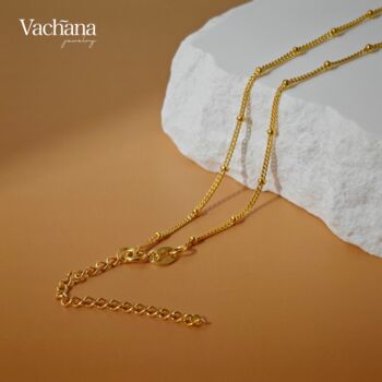 Jnana Mudra Gold Vermeil, Sterling Silver Pendant Necklace, 7 of 12