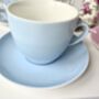Four X Set Of Cups And Saucers Pastel Colours, thumbnail 1 of 4