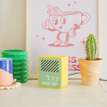 Rise Play Bluetooth Speaker And Digital Alarm Clock, 5 of 7