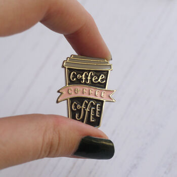 Coffee Lover Pin Badge, 2 of 4