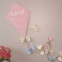 Cream Blue Pink Unisex Personalised Kite Nursery Decor, thumbnail 2 of 12