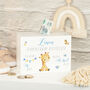 Personalised Baby Animal Birth Stats Money Box, thumbnail 1 of 4