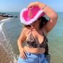 Personalised Hot Pink Fluffy Cowboy Hat, thumbnail 1 of 7