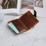 Brown Leather Credit Card Holder, thumbnail 3 of 4
