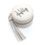 Personalised White Jewellery Case With Tassel, thumbnail 6 of 6