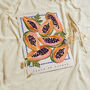 Papaya Art Print Fruit Illustration, thumbnail 3 of 6
