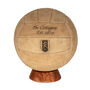 Personalised Engraved Hand Sewn Suede Leather Football Ball Size Five, thumbnail 6 of 12