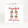 Personalised Christmas Card For Grandad Little Pudding Design, thumbnail 4 of 7