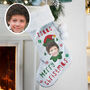 Personalised Photo Elf Christmas Stocking, thumbnail 1 of 4