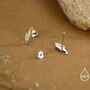 Sterling Silver Sweetcorn Stud Earrings, thumbnail 2 of 11