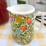 Cream Jug In Golden Lily Design, thumbnail 2 of 7