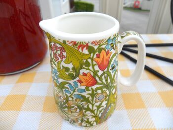 Cream Jug In Golden Lily Design, 2 of 7