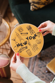 New York X Maptote Embroidery Hoop Kit, 4 of 5