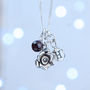 Personalised Sterling Silver Birthstone Necklace, thumbnail 7 of 12