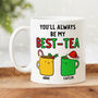 Personalised Christmas Mug 'My Best Tea', thumbnail 1 of 2