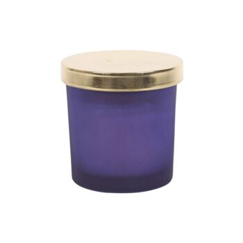 Third Eye Chakra Lavender Crystal Chip Candle, 2 of 4