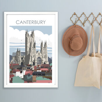 Canterbury Cathedral Travel Print, 2 of 2