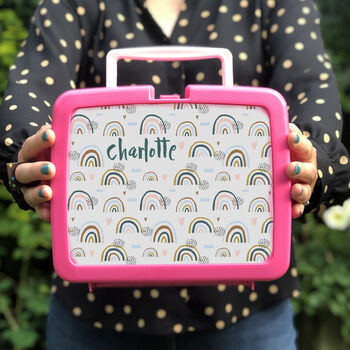 Personalised Girls Plastic Lunch Box, 8 of 12