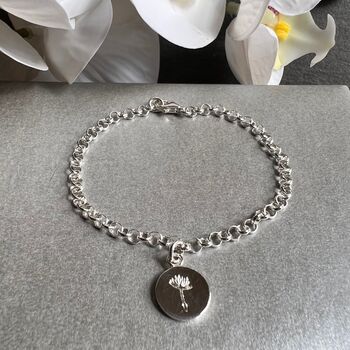 Make A Wish Sterling Silver Happiness Bracelet, 2 of 5