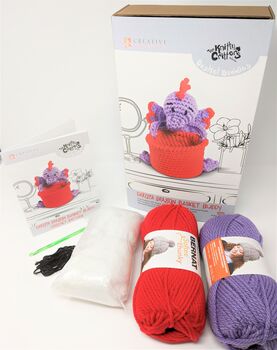 Basket Buddies Dakota Dragon Crochet Kit, 4 of 4