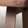 Albert Natural Walnut Dining Table A Shaped Legs, thumbnail 6 of 7
