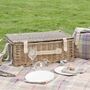 Highclere Classic Four Person Wicker Picnic Hamper, thumbnail 3 of 9