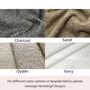 Round Storage Pouffe In Cream Bouclé, thumbnail 5 of 5