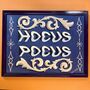 'Hocus Pocus' Wall Art Sign With Gypsy Scrolls, thumbnail 2 of 9