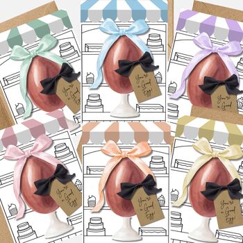 You're A Good Egg Scented Chocolate Easter Card, 2 of 11