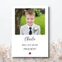 Page Boy Proposal Photo Card, Wedding Proposal Card, thumbnail 1 of 3