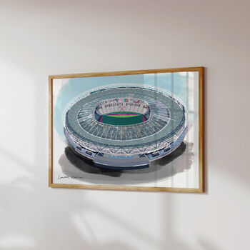 West Ham London Stadium Football Art Print, 2 of 3