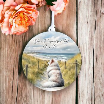 Personalised Samoyed Dog Beach Walk Collection, 4 of 8