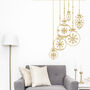 Oversized Christmas Baubles Wall Sticker, thumbnail 1 of 3