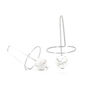 Labyrinth No.One Geometric Earrings With Semi Precious Stone, thumbnail 5 of 9