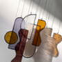 Sunkissed, Art Deco Inspired Stained Glass Suncatcher, thumbnail 2 of 2