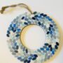 Floral Mosaic Hanging Indoor Wreath Decoration, thumbnail 11 of 11