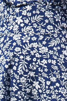 Lottie Navy Flower Print Midi Dress, 4 of 4