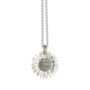 Sunflower Solid Silver Necklace, thumbnail 4 of 8