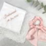 Personalised Bridesmaid Lace Handkerchief, thumbnail 2 of 4