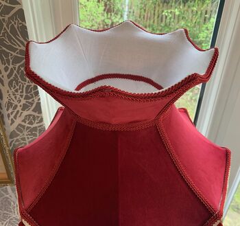 Red Velvet Crown Lampshade, 5 of 5
