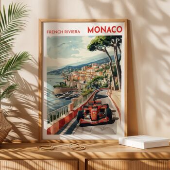 Monaco Poster With F1 Car, 3 of 6