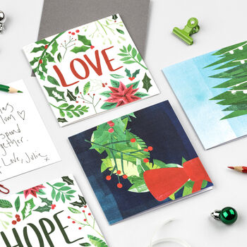 Love Foliage Christmas Card, 3 of 9