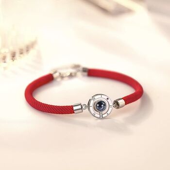 I Love You In 100 Languages Braided Valentines Bracelet, 4 of 7