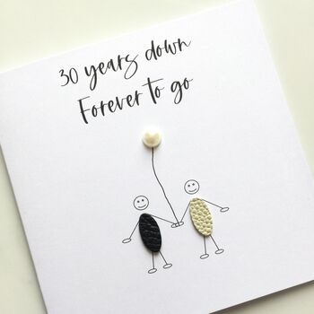 30th Wedding Anniversary Card, 2 of 5