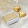 Gold Love Is Sweet Chocolate Heart Favour, thumbnail 1 of 2