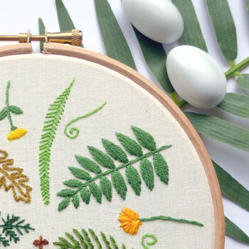 Forest Ferns Embroidery Kit, 3 of 6