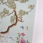 Pastel Chinoiserie Print Birds With Nature, thumbnail 5 of 6