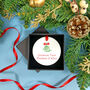 Mistletoe And Wine Christmas Tree Decoration, thumbnail 1 of 8